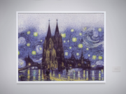 Dom van Gogh Bild Kölner Dom