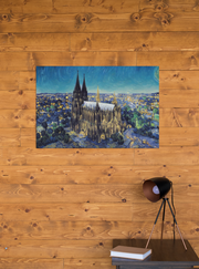 KÖLNER DOM VAN GOGH – LEINWAND