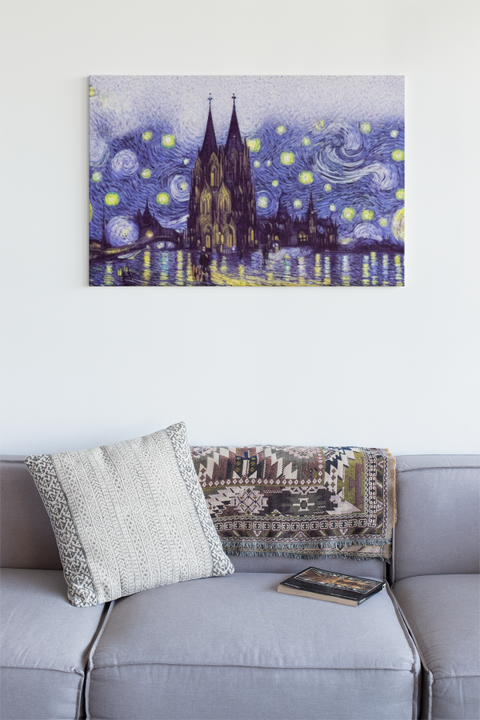 Dom van Gogh Bild Kölner Dom