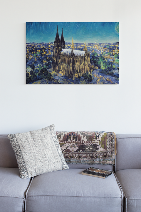 KÖLNER DOM VAN GOGH – LEINWAND